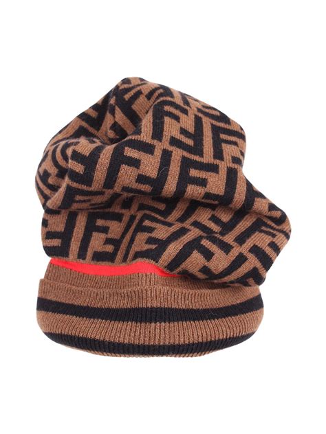 fendi hat brown|Meer.